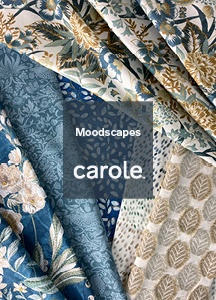 Carole Fabrics Fall 2024 Collection: Moodscapes sample book of printed fabrics